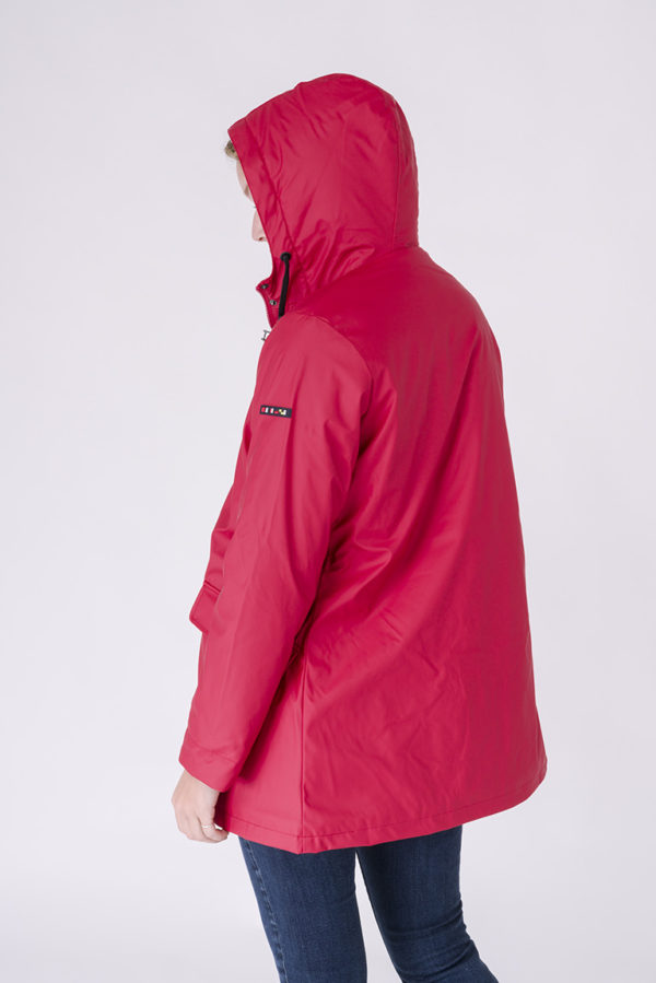 BRESKENS RED WINTER RAINCOAT