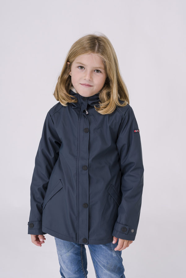 Girls navy clearance waterproof coat