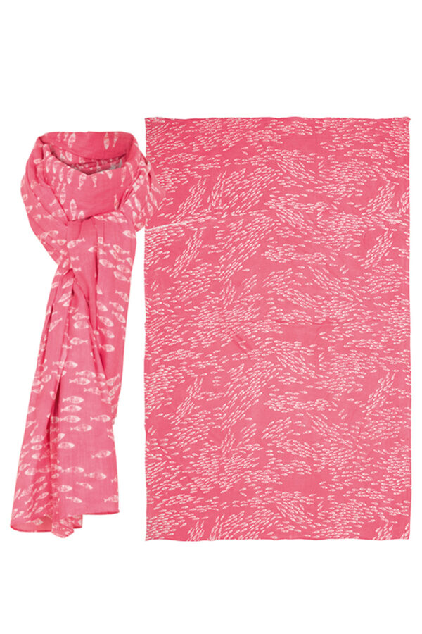 FOULARD ZAZU FISH PINK