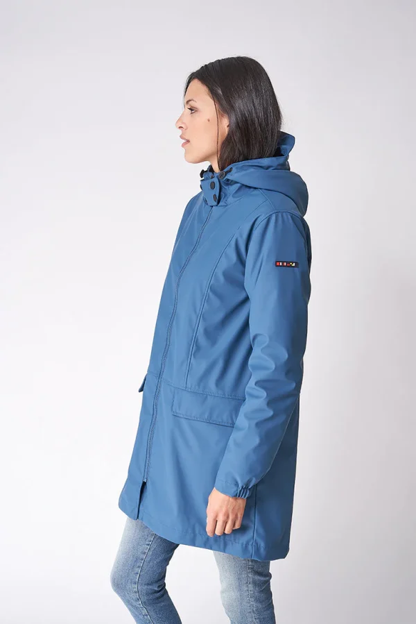 TRUE-BLUE YERSEKE WINTER RAINCOAT