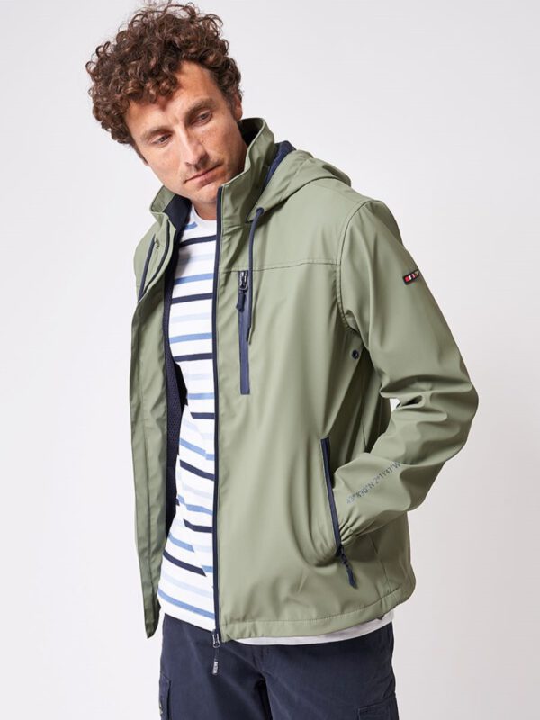 Agave-Green Men's Raincoat IJmuiden