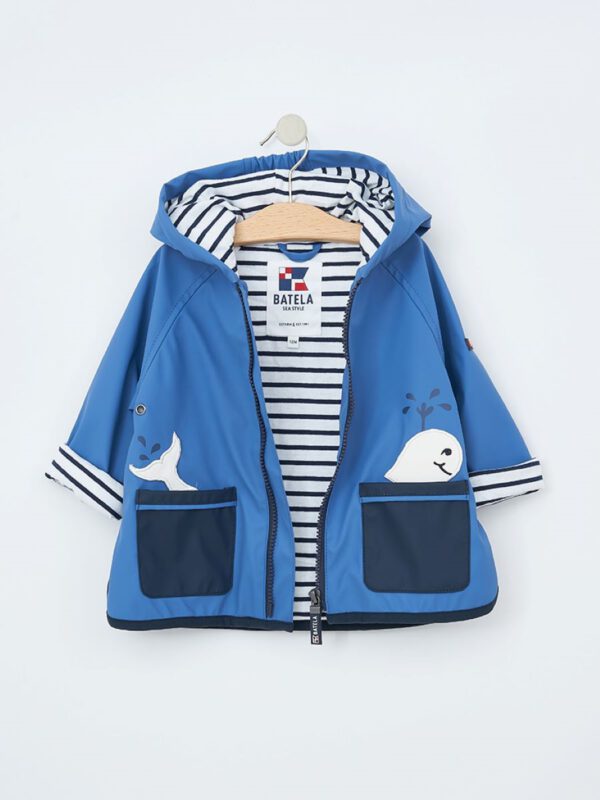 Blue-Horizon Baby Raincoat Cerfontaine