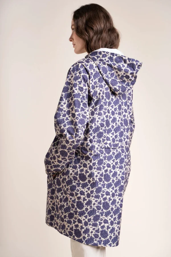 Blue rose ladies raincoat Amelot