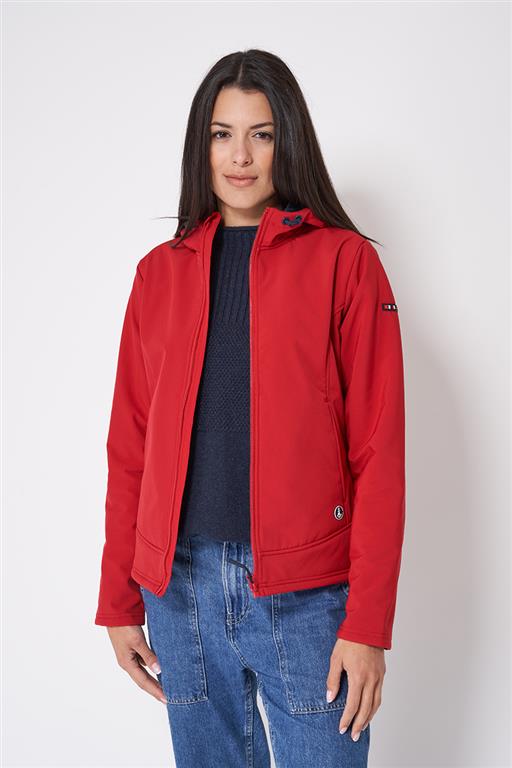 Red Ladies Softshell Jacket