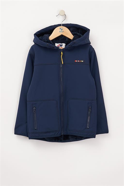 Navy-Blue Children's Softshell Jacket