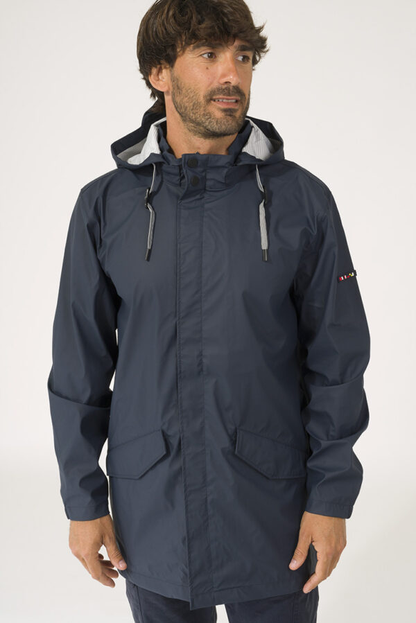 Dark-Blue Amsterdam men's parka